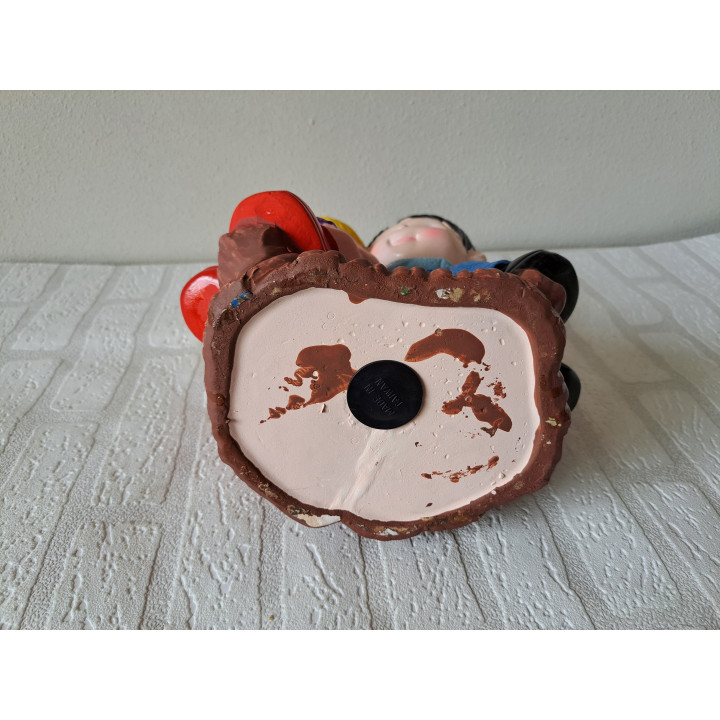 Meisje en jongen van aardewerk Grote spaarpot 23x15.5x30cm - spaarpotten