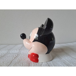 Dagobert Duck op een blikken spaarpot 7.5x7.5x16cm - spaarpotten