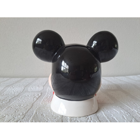 Dagobert Duck op een blikken spaarpot 7.5x7.5x16cm - spaarpotten