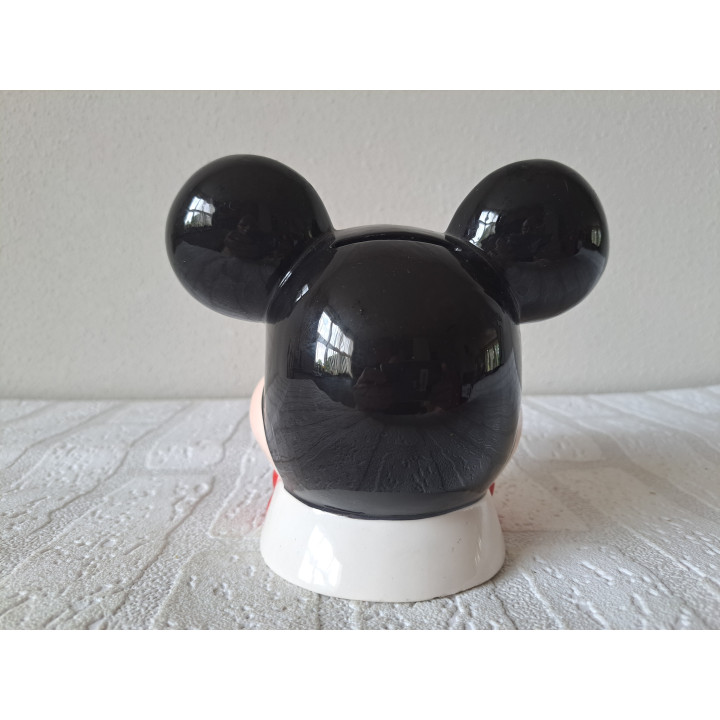 Dagobert Duck op een blikken spaarpot 7.5x7.5x16cm - spaarpotten