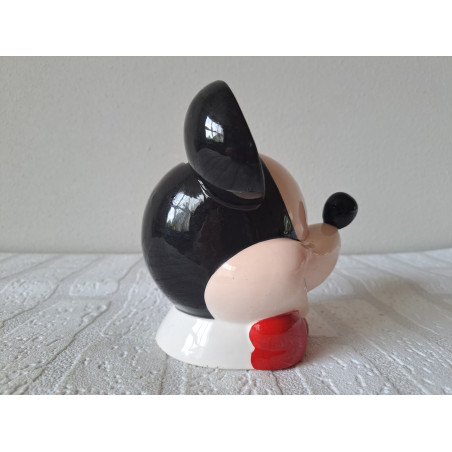 Dagobert Duck op een blikken spaarpot 7.5x7.5x16cm - spaarpotten