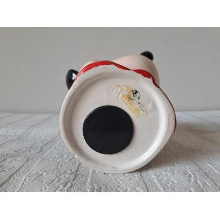 Dagobert Duck op een blikken spaarpot 7.5x7.5x16cm - spaarpotten