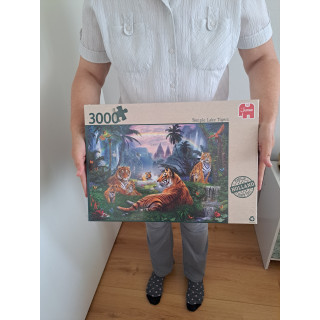 Tempelmeer tijgers puzzel met 3000 stukjes Jumbo 122x85cm