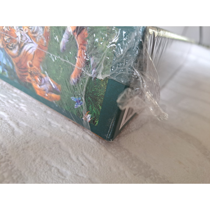 Tempelmeer tijgers puzzel met 3000 stukjes Jumbo 122x85cm - puzzels