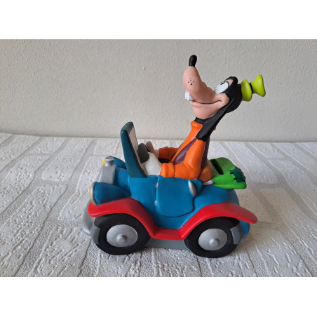 Goofy in een oldtimer auto Disney spaarpot 17x9x18cm - spaarpotten