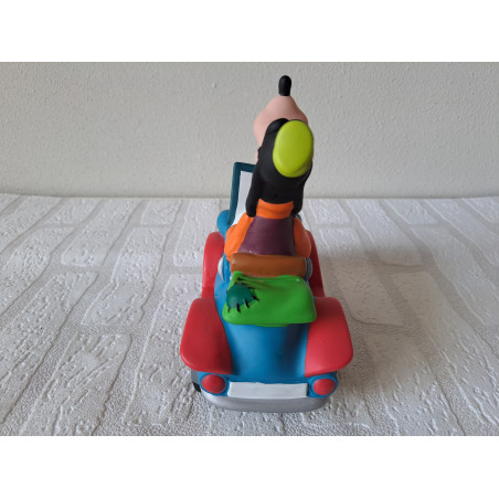 Goofy in een oldtimer auto Disney spaarpot 17x9x18cm - spaarpotten