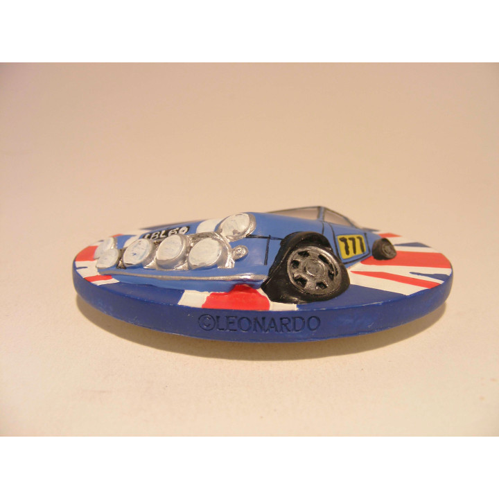 Mini Cooper 3D keukenmagneetje The leonardo collection blauw