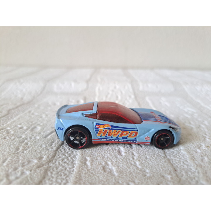 Chevrolet Corvette Stingray 2014 HWPD Hot wheels 2017-020 - Verzamelmodelauto