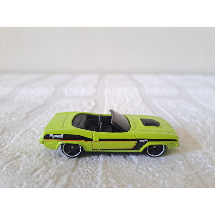 Plymouth Barracuda 1970 10 pack Hot wheels 2017 lime - Verzamelmodelauto