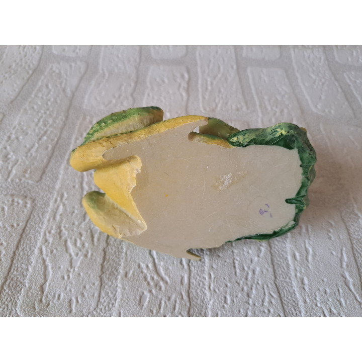 Groene kikker van kunsthars met wiebelhoofd 15x9x7cm - dierfiguren