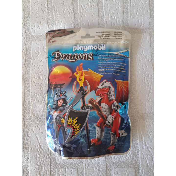 Vuurdraak met samoerai Playmobil Dragons 5463 - playmobil