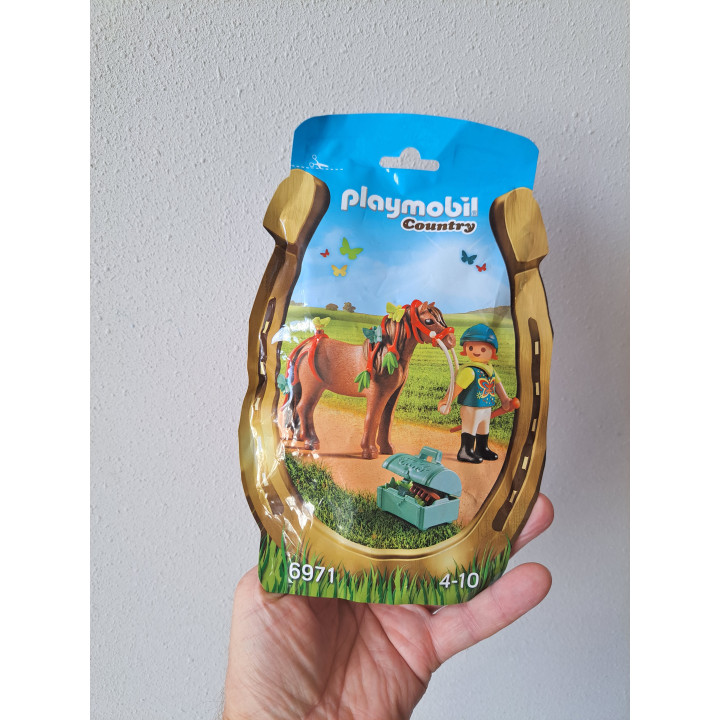 Pony om te versieren met vlinders Playmobil Country 6971