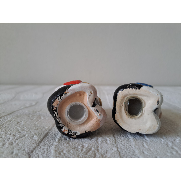 Koks peper en zoutstel van aardewerk D4xH8.5cm - peper en zoutstellen