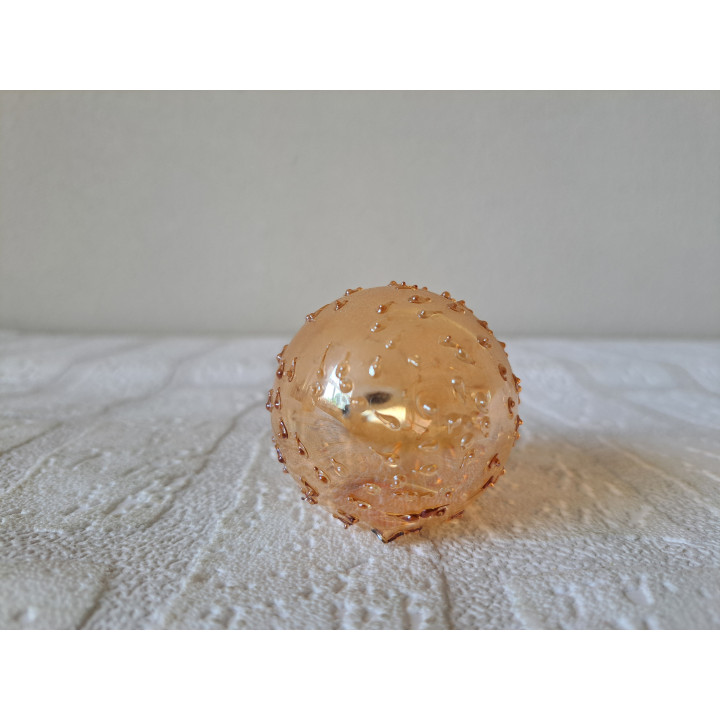 Egel van kerstbal glas uit de USSR D5.5cm - dierfiguren