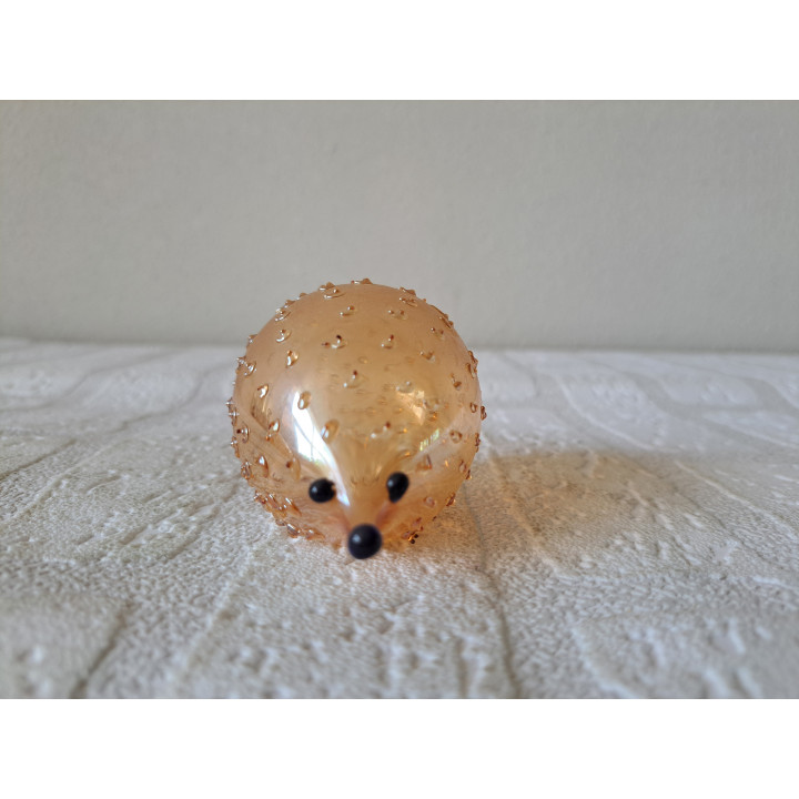 Egel van kerstbal glas uit de USSR D5.5cm - dierfiguren