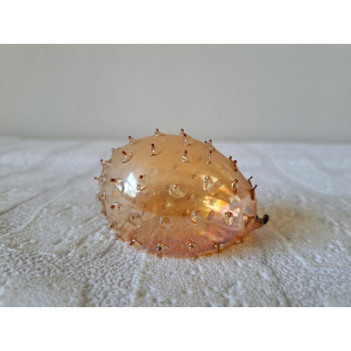 Egel van kerstbal glas uit de USSR D5cm - dierfiguren