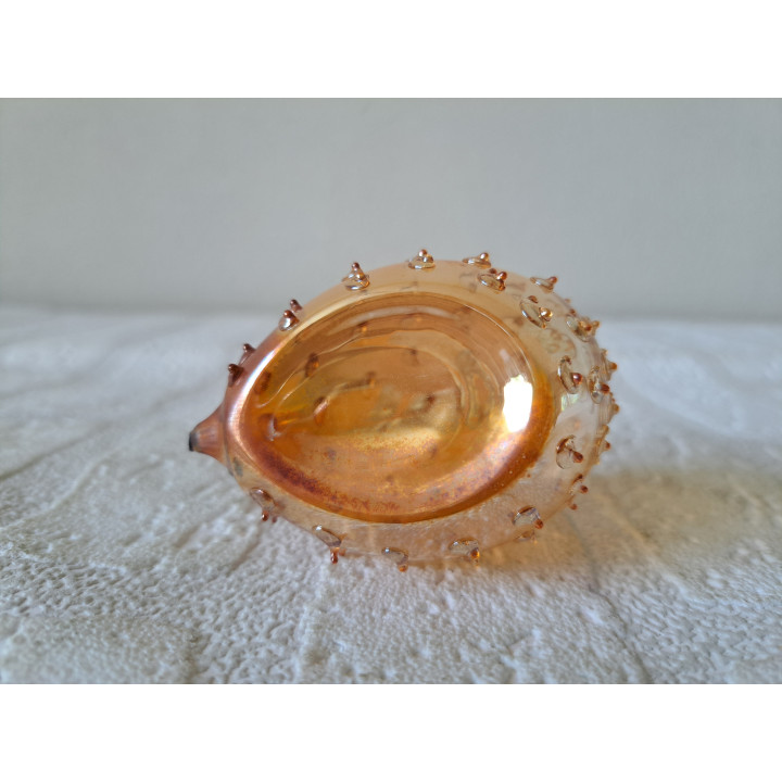 Egel van kerstbal glas uit de USSR D5cm - dierfiguren