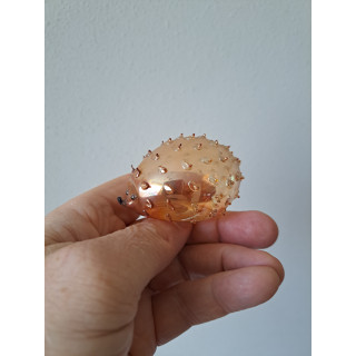Egel van kerstbal glas uit de USSR D5cm