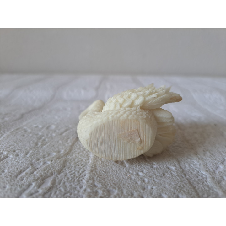Zwaan van kunsthars met pul-jong 6x3.5x5cm (A2) - dierfiguren