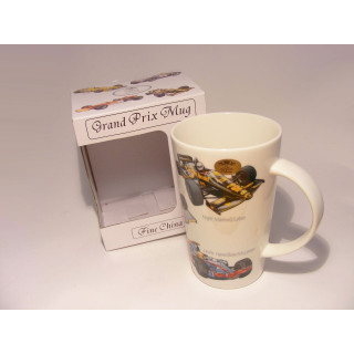 Beker met Formule 1 klassieke racewagens opdruk The leonardo collection