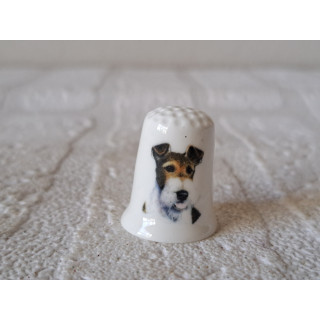 Fox Terrier hond vingerhoedje