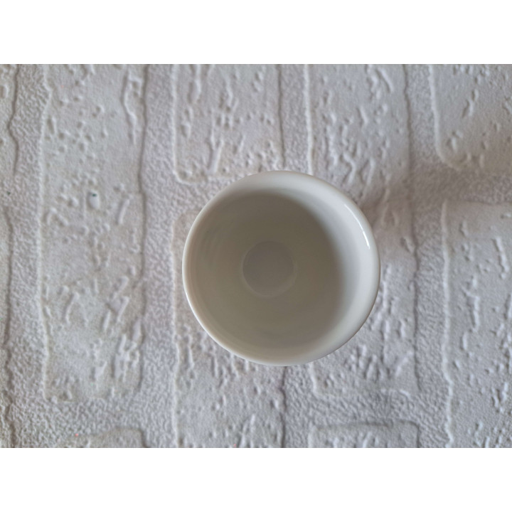 Eierdopje van porselein met Taylor Swift D4.5xH6cm - handgemaakt