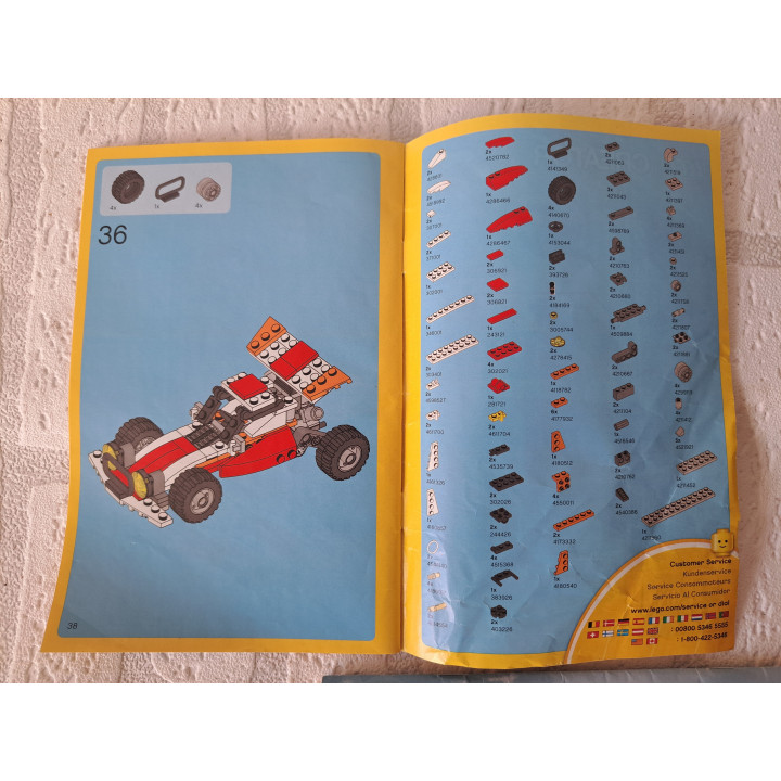 Dune Hopper 2011 Lego Creator 5763 COMPLEET - lego en Duplo