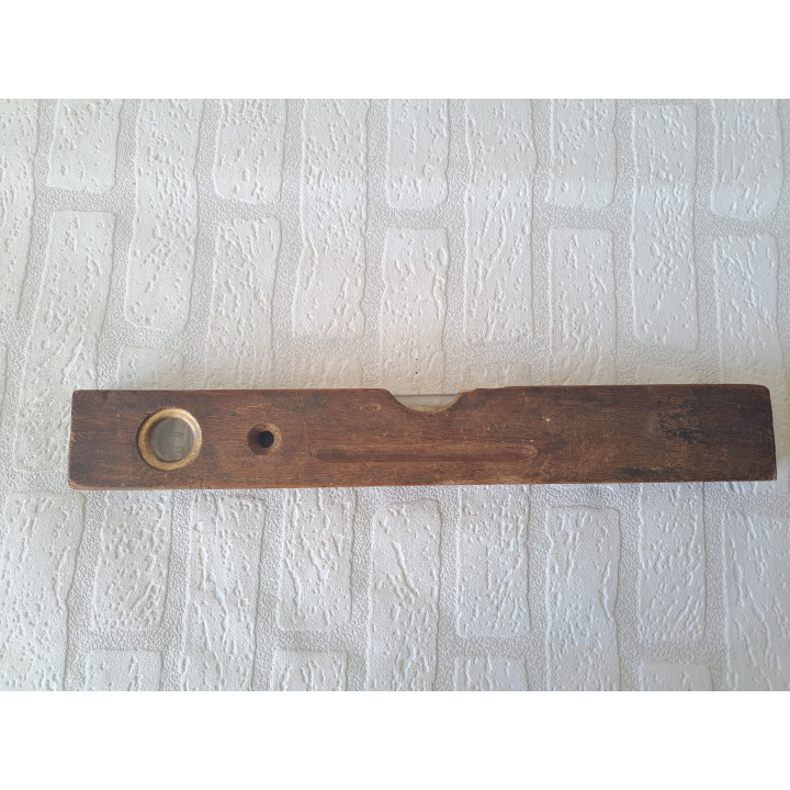 Vintage Wooden Spirit Level 40cm Classic Tool Collectible