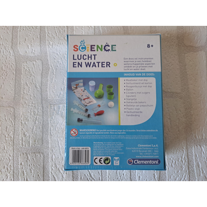 Science Lucht en Water Clementoni 15x21x5.5cm - Science