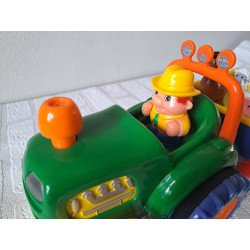 Thaise dansers van stof met houten plateau 7x5x20.5cm- klederdracht