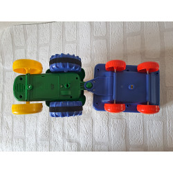 Thaise dansers van stof met houten plateau 7x5x20.5cm- klederdracht