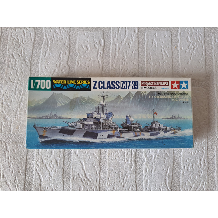 German destroyer Z Class Z37-39 bouwdoos 1:700 Tamiya