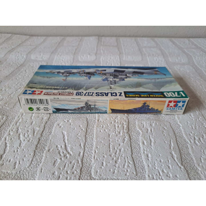 German destroyer Z Class Z37-39 bouwdoos 1:700 Tamiya - bouwdozen