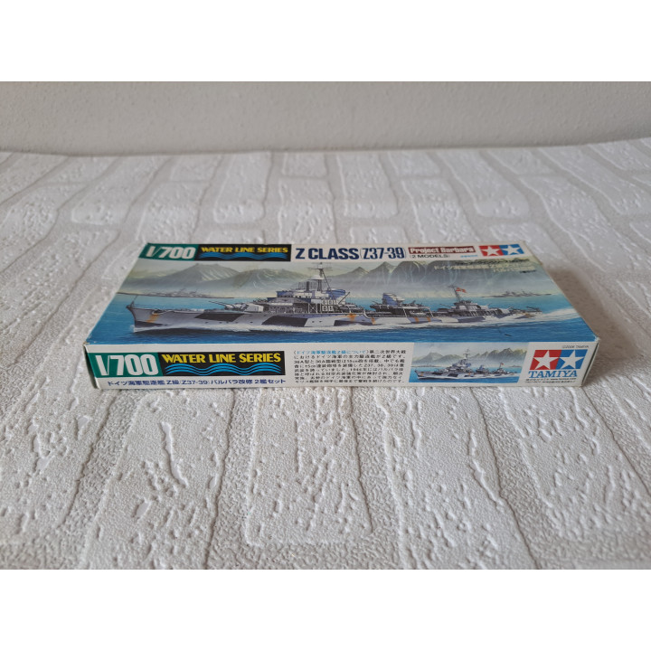 German destroyer Z Class Z37-39 bouwdoos 1:700 Tamiya - bouwdozen