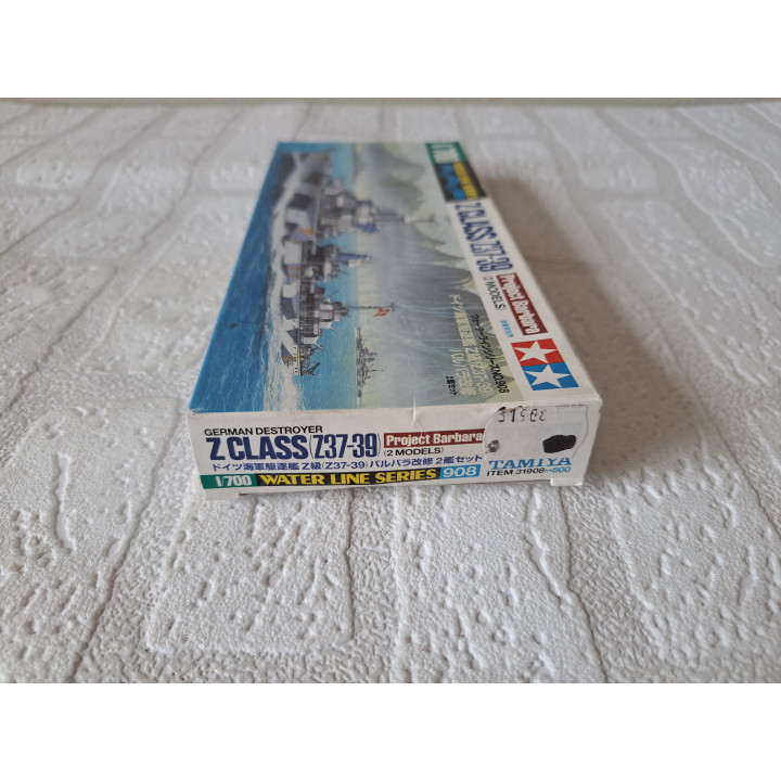 German destroyer Z Class Z37-39 bouwdoos 1:700 Tamiya - bouwdozen