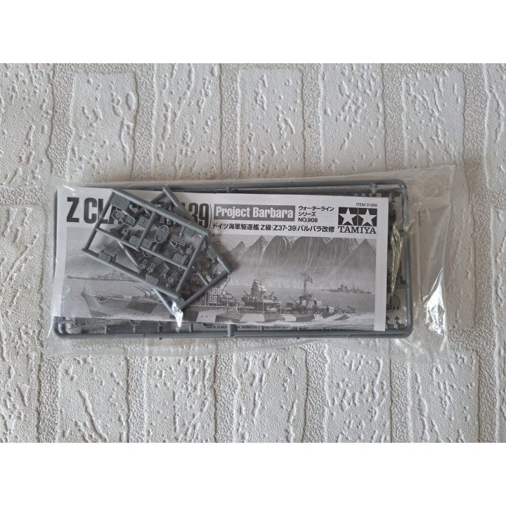 German destroyer Z Class Z37-39 bouwdoos 1:700 Tamiya - bouwdozen