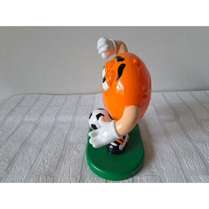 Grote voetballer snoepdispenser van kunststof M&M (2) - M&M