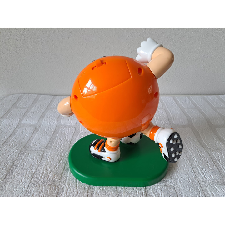 Grote voetballer snoepdispenser van kunststof M&M (2) - M&M