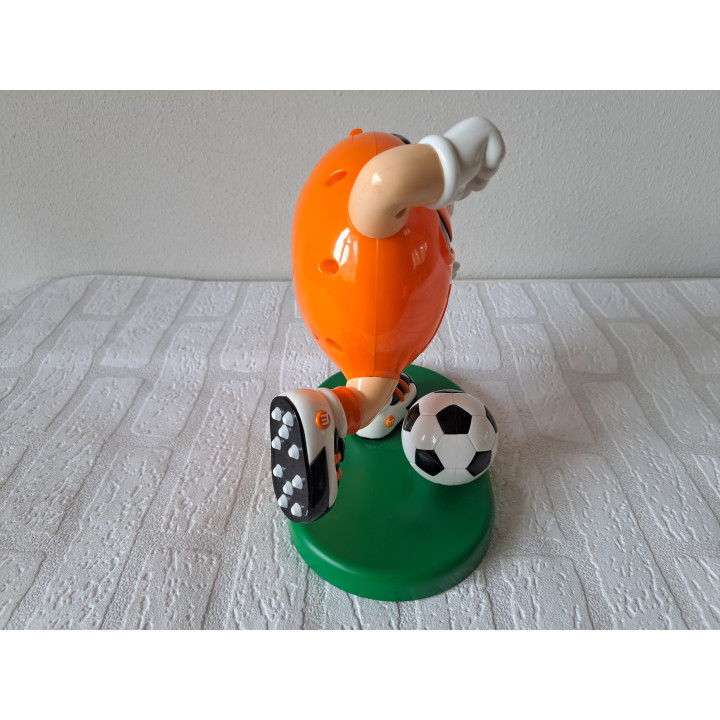 Grote voetballer snoepdispenser van kunststof M&M (2) - M&M