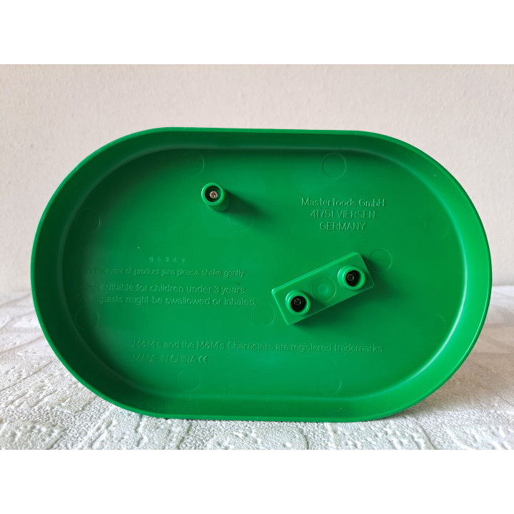 Grote voetballer snoepdispenser van kunststof M&M (2) - M&M