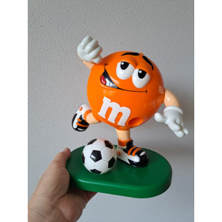 Grote voetballer snoepdispenser van kunststof M&M (2)
