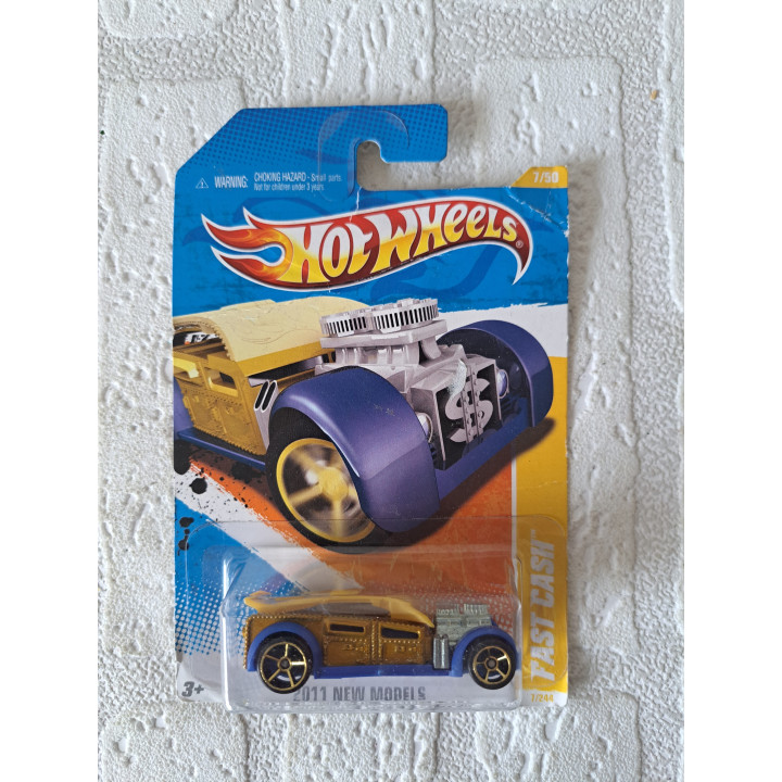 Fast Cash Hot wheels 2011-007 goudkleurig