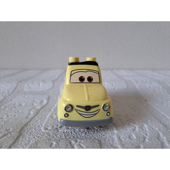 Luigi Cars 2 2012 Fiat 500 Lego Duplo 7x4x5cm - lego en Duplo