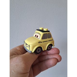 Luigi Cars 2 2012 Fiat 500 Lego Duplo 7x4x5cm
