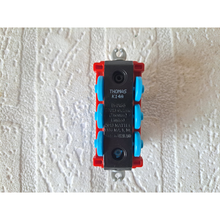 Thomas de Trein van metaal 7.5x3x4cm - Thomas de Trein