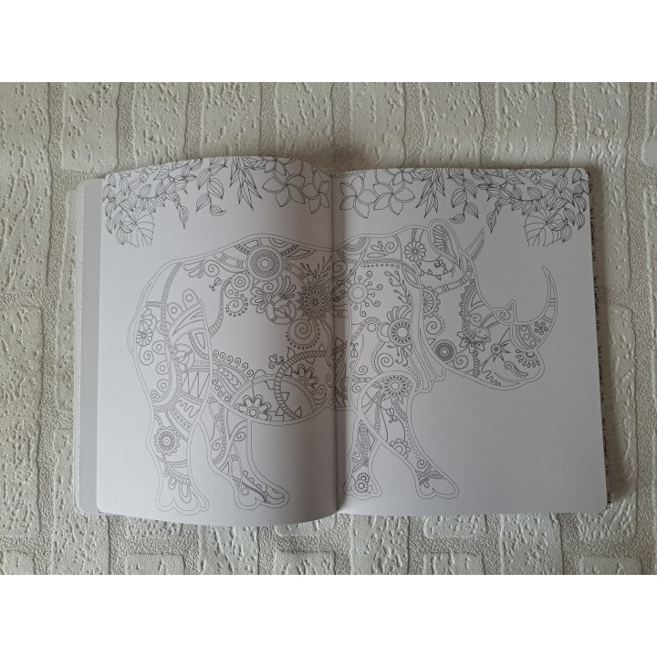 Animal Wonders kleurboek met 128 pagina's 9789036648424 - kleurboeken