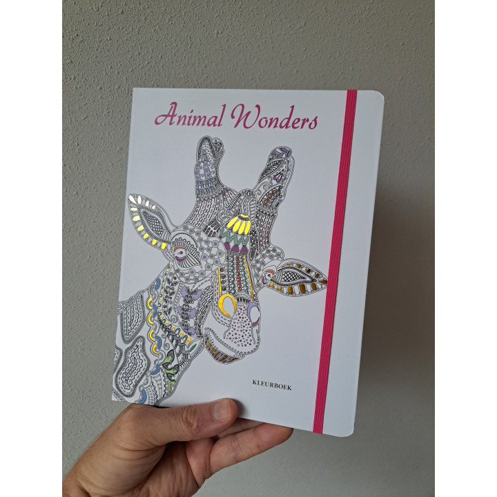 Animal Wonders kleurboek met 128 pagina's 9789036648424