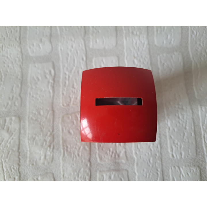 Telefooncel London spaarpot van metaal 6x6x14.5cm - spaarpotten