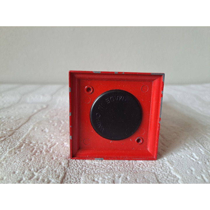 Telefooncel London spaarpot van metaal 6x6x14.5cm - spaarpotten