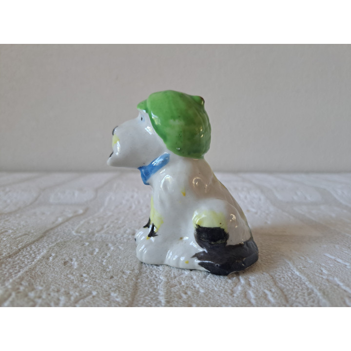 Pijprokende Scotty hond uit de jaren 40 Japan 4.5x7.5x7.5cm - beeldjes